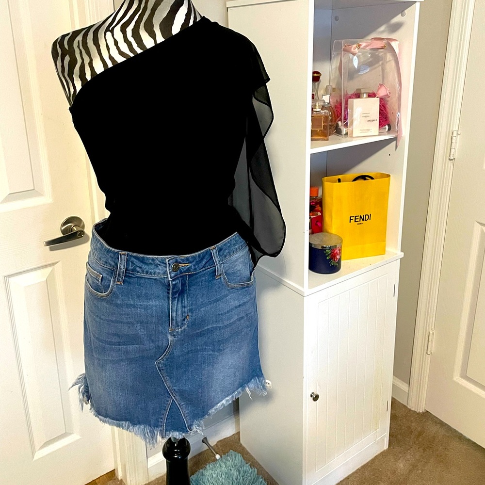 Cello Jeans Denim Mini Skirt